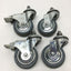 Used Lot of 4 Nansin S-75 Swivel Wheel Caster Ø75 x 25mm (3"x1") 135lb Load Capacity