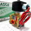 New ASCO EF8316G302 Redhat Air Inert Gas 3-Way NC Solenoid Valve, 24VDC Coil, 3/8"