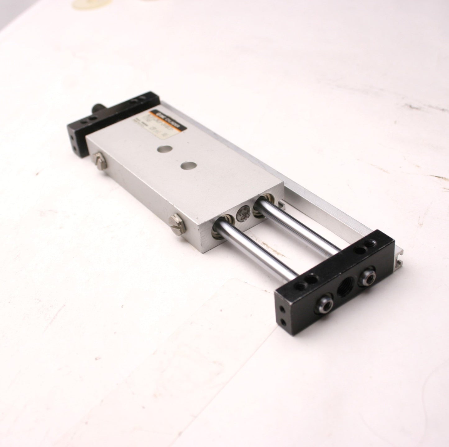 Used SMC NCDPX2N10-200BCS-F79WS Air Slide Guided Cylinder, Stroke: 2"