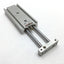 Used SMC CXSM10-50 Dual Rod Cylinder, Bore: 10mm, Stroke: 50mm, M5x0.8, 0.7MPa 100psi