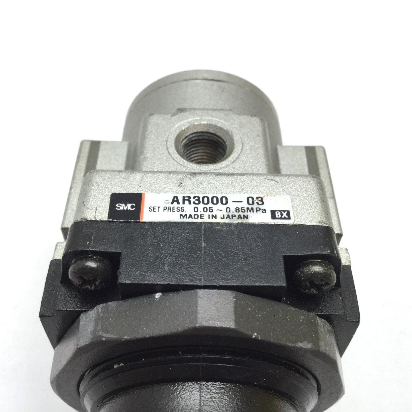Used SMC AR3000-03 Pneumatic Regulator, In: 1.0MPa Max, Out: 0.05-0.85MPa, Ports: 3/8