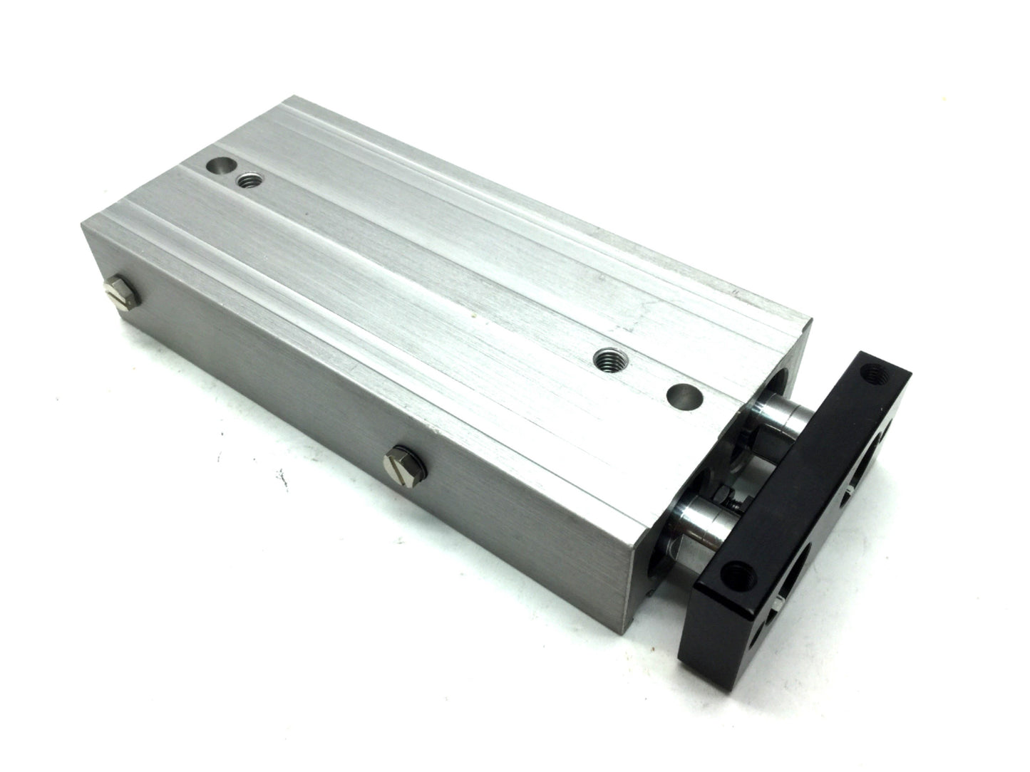 Used CKD STRB-2060 Twin Rod Pneumatic Cylinder Bore: 20mm, Stroke: 60mm, 100 PSI, M5