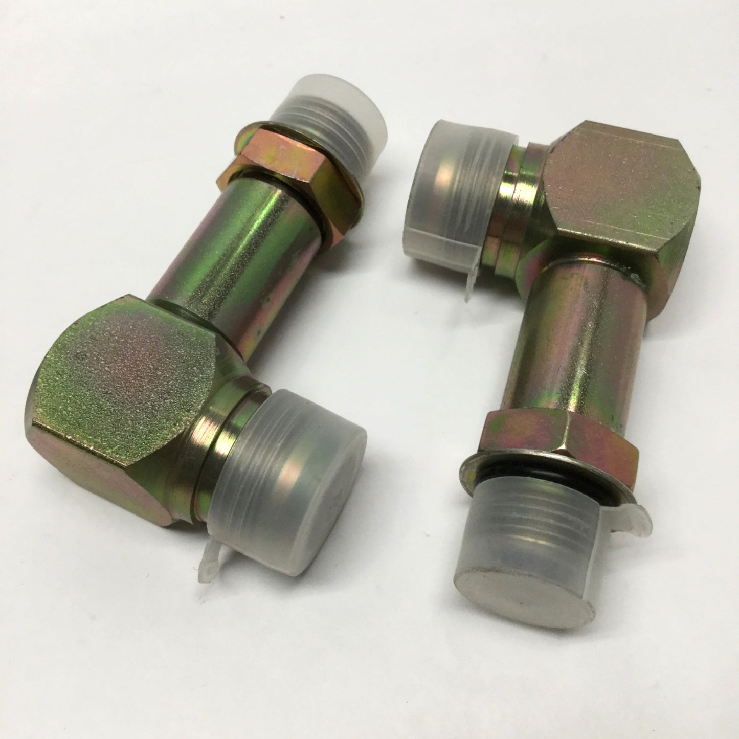 New – Open box Lot of 2 6801-LL-16-12 Hydraulic Fittings 90° Male Elbow 1" JIC 37° x 3/4" ORB