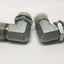 New – Open box Lot of 2 6806-20-20 Hydraulic Pipe Fittings 90° Male Elbow 1-1/4" NPT to SAE ORB