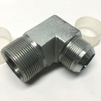 New – Open box 2501-20-24 Hydraulic Fitting 90° Male Elbow 1-1/2" NPT x 1-1/4" JIC 37° Flare