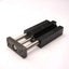 Used Double Acting 1.5" Stroke Pneumatic Guided Cylinder, 10/32-M5 x 0.8 Ports