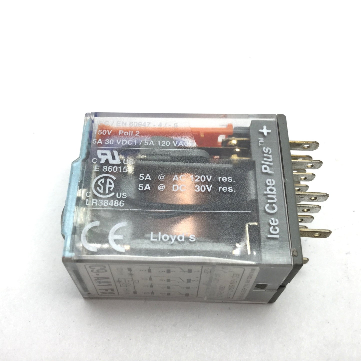 Used Lot of 5 Releco C9-A41FX Ice Cube Relay, 4PDT, Coil: 24VDC, 5A 250VAC 30VDC