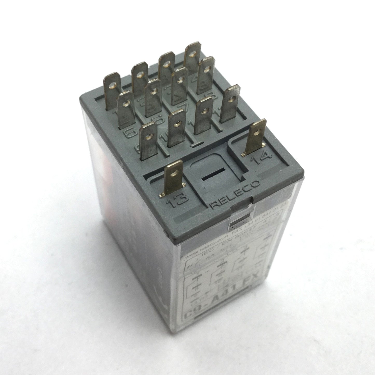 Used Lot of 5 Releco C9-A41FX Ice Cube Relay, 4PDT, Coil: 24VDC, 5A 250VAC 30VDC