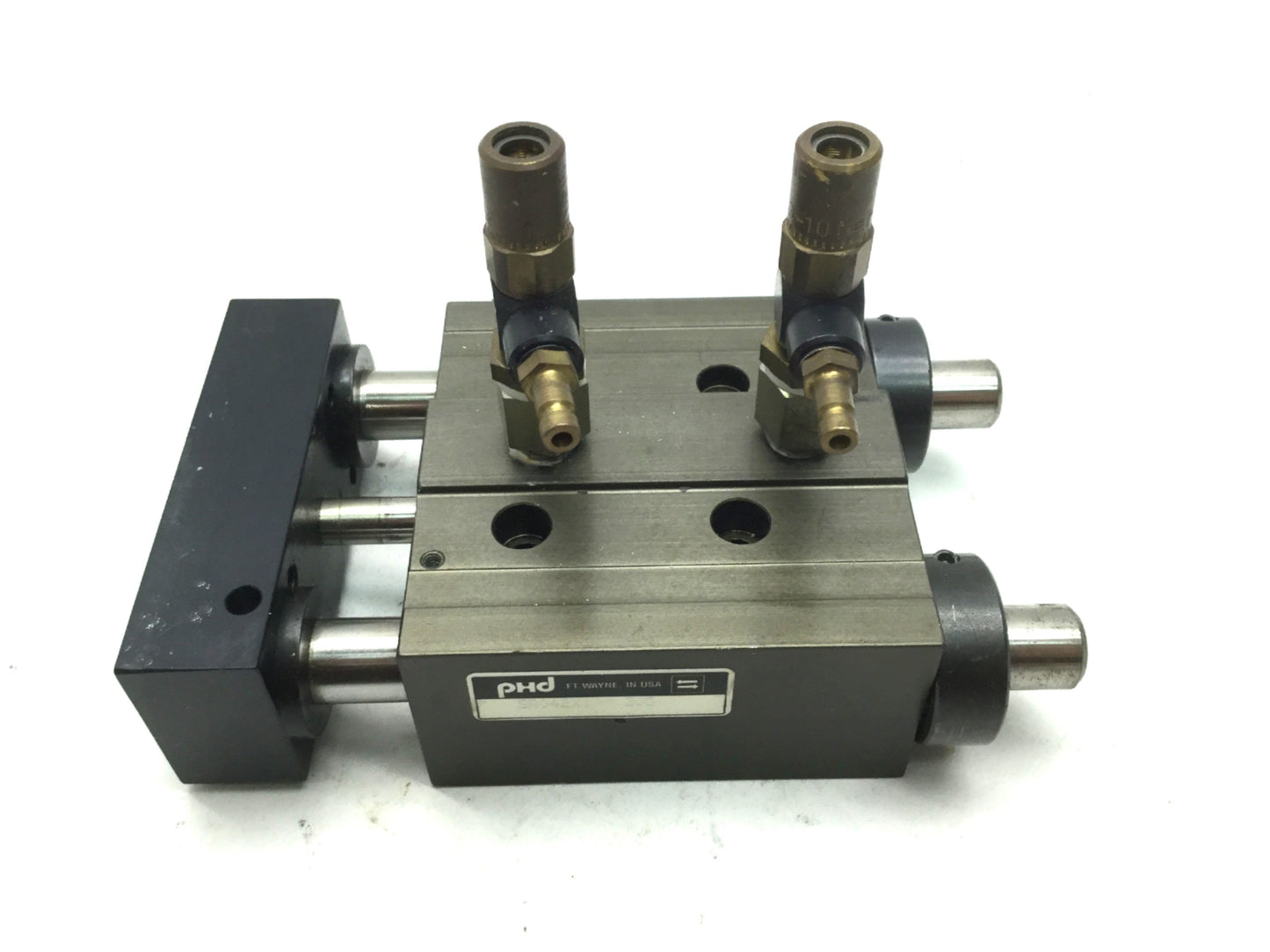 Used Phd SA042X1 Pneumatic Slide Cylinder, Stroke: 1", Bore: 0.75", Meter Out Flow
