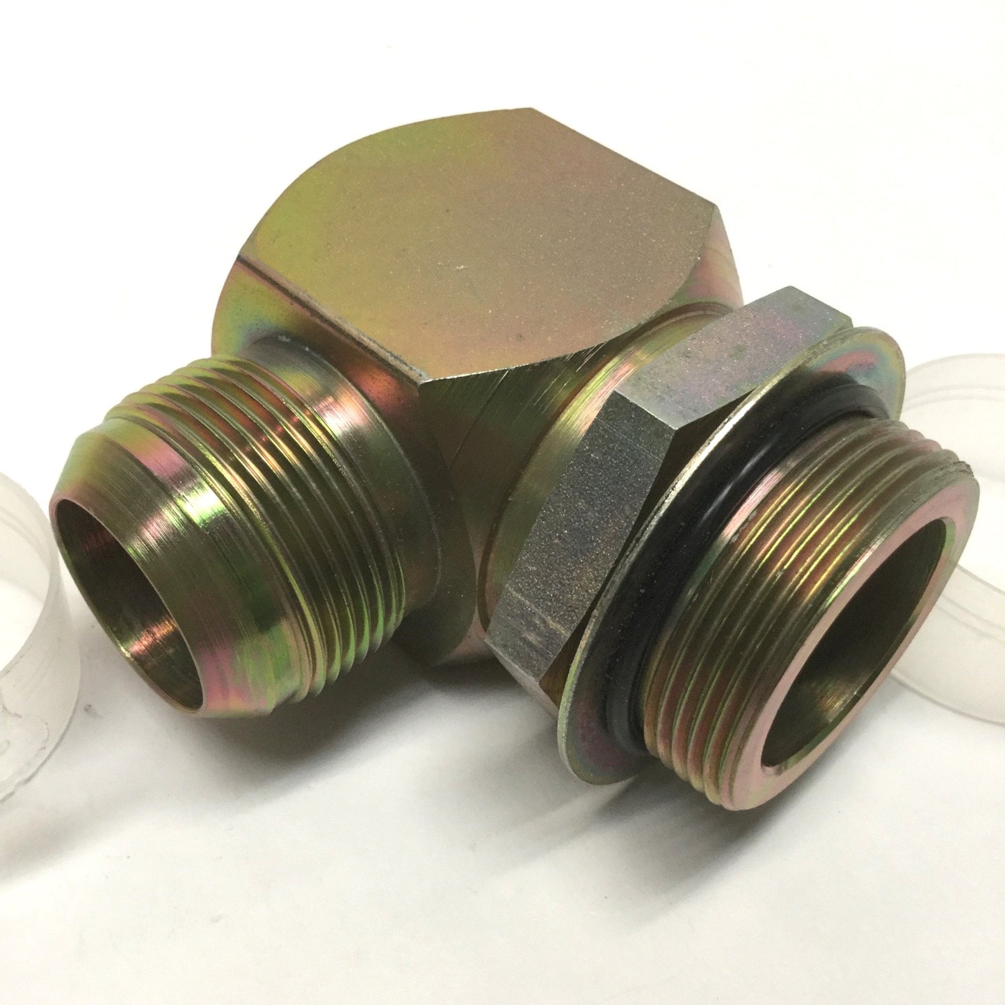 New – Open box 6801-20-24 Hydraulic Fitting 90° Male Elbow 1-1/4" JIC 37° Flare to 1-1/2" ORB