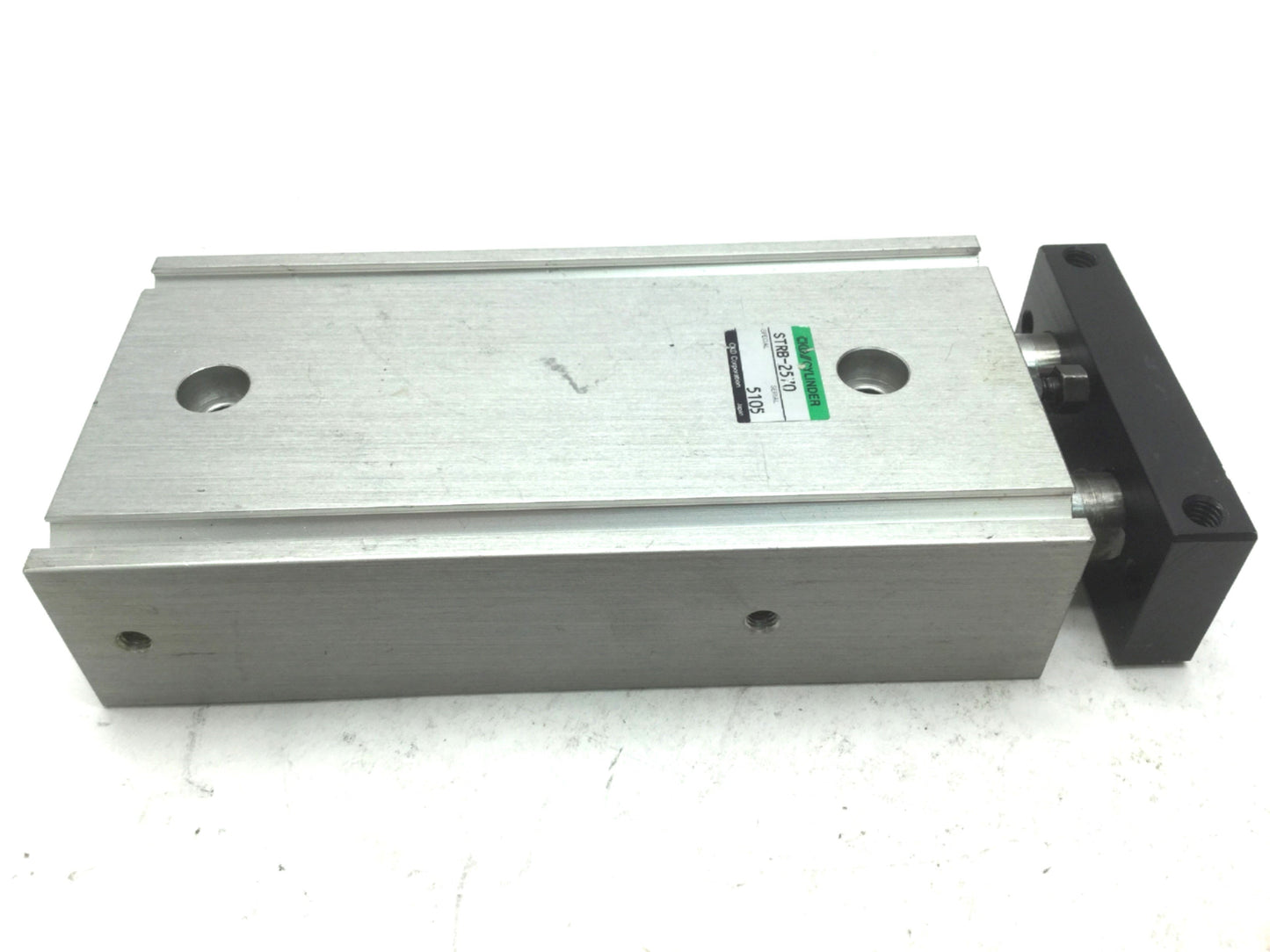 Used CKD STRB-2070 Twin Rod Pneumatic Cylinder Bore: 20mm, Stroke: 70mm, 100 PSI, M5