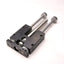 Used Double Acting Air Slide Guided Cylinder Stroke: 3-3/4", Ports: 10-32 UNF