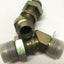 New – Open box Lot of 2 2702-LN-12-12 Hydraulic Male Union Bulkhead 45° Elbow 3/4" JIC 37°