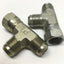 New – Open box Lot of 2 Parker 10 R6X Hydraulic Run Tees 5/8" JIC 37° Female Swivel Nut x Male