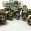 New – Open box Lot of 6 6804-04-04-04 Hydraulic Male Run Tee Fittings 1/4" ORB to JIC 37° Flare