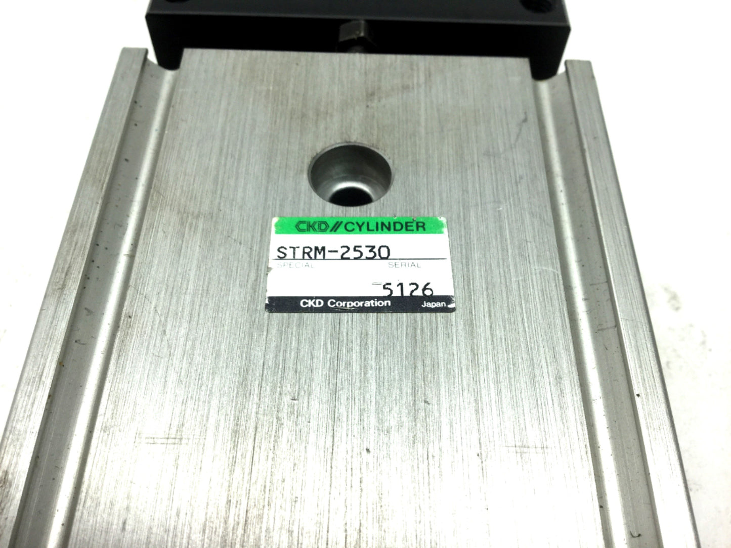 Used CKD STRM-2530 Twin Rod Pneumatic Cylinder Bore: 25mm, Stroke: 30mm, 100 PSI