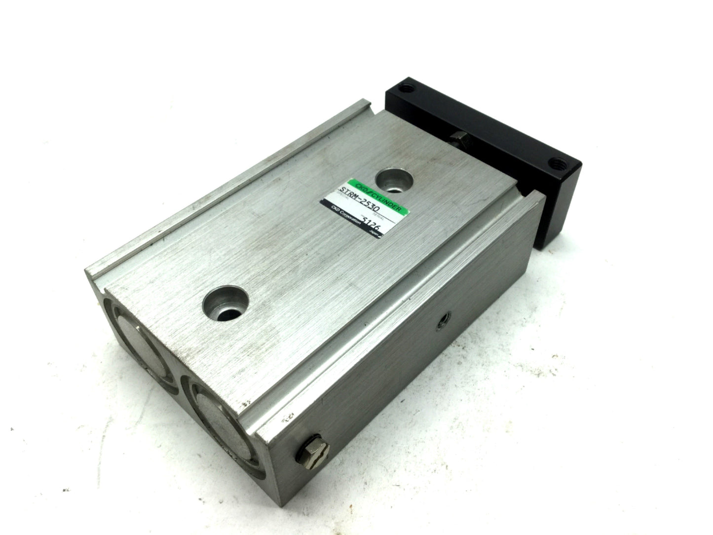 Used CKD STRM-2530 Twin Rod Pneumatic Cylinder Bore: 25mm, Stroke: 30mm, 100 PSI