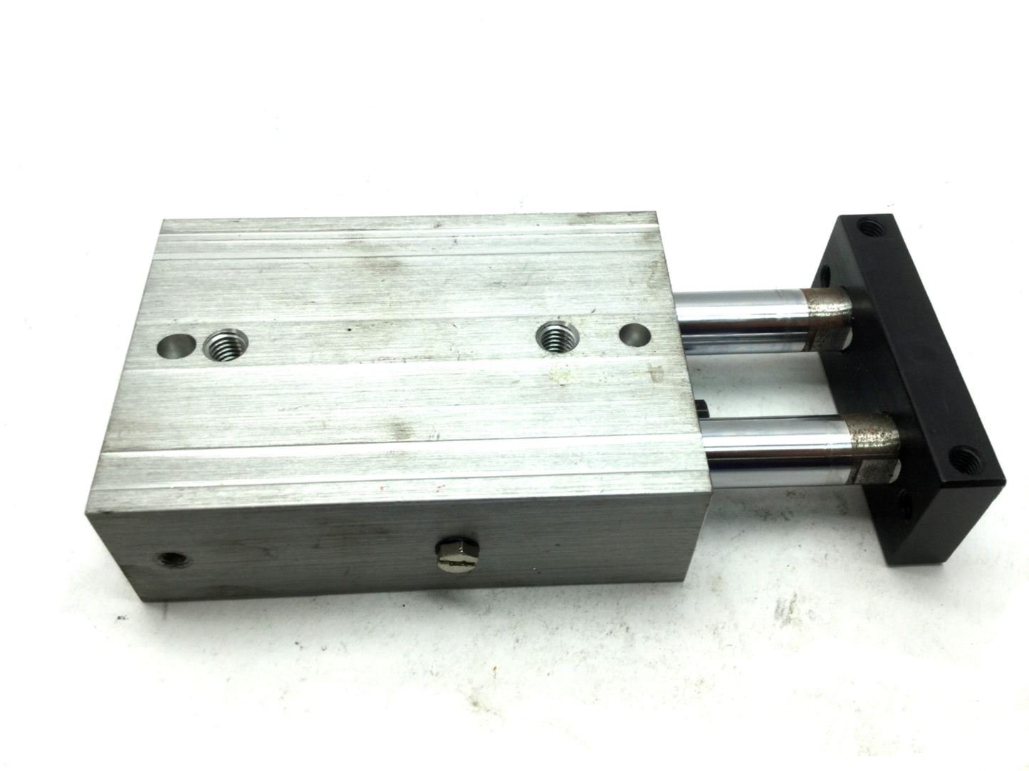 Used CKD STRM-2530 Twin Rod Pneumatic Cylinder Bore: 25mm, Stroke: 30mm, 100 PSI