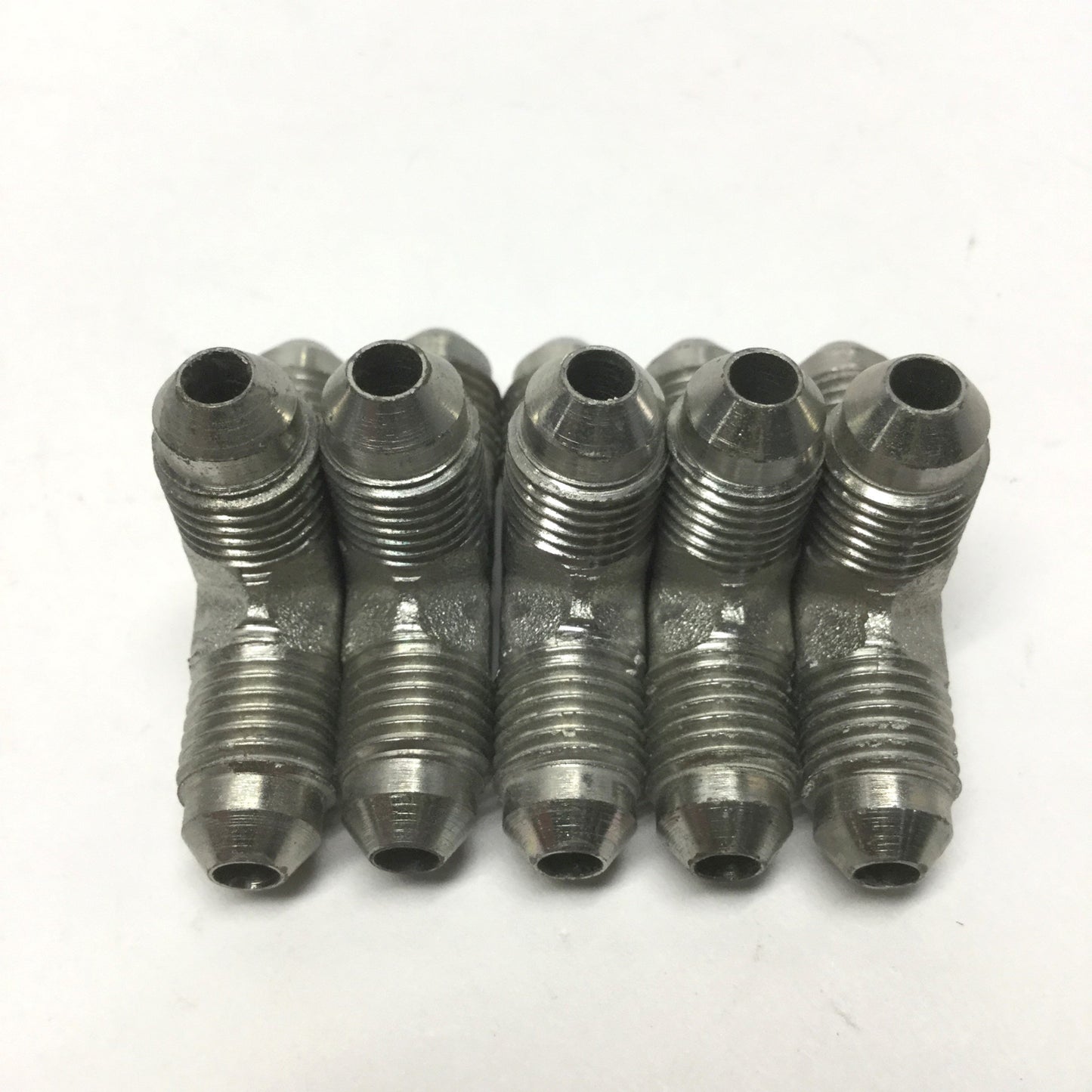 New – Open box Lot of 5 Parker 4 JTX Hydraulic Male Union Tee Fittings 1/4" JIC 37° Flare