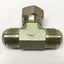 New – Open box 6600-16-16-16 Hydraulic Branch Tee 1" JIC 37° Female Swivel Nut x Male Flare