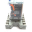 Used Releco C3-R20 Ice Cube Relay, DPDT, Coil: 12VDC, Rating: 10A 380VAC, With Socket