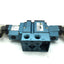 Used MAC 6332D-231-PM-501JC Pneumatic Spool Valve 3-Pos 4-Way 24VDC 3/8" NPT
