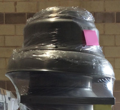 Used Dayton 3C054A Roof Ventilation Downblast Exhaust Fan 1/2HP, 1725RPM, 115VAC 60Hz
