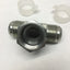 New – Open box 6600-16-16-16 Hydraulic Branch Tee 1" JIC 37° Female Swivel Nut to Male Flares