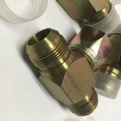 New – Open box Lot of 3 6600-16-16-16 Hydraulic Branch Tee 1" JIC 37° Female Swivel Nut to Male