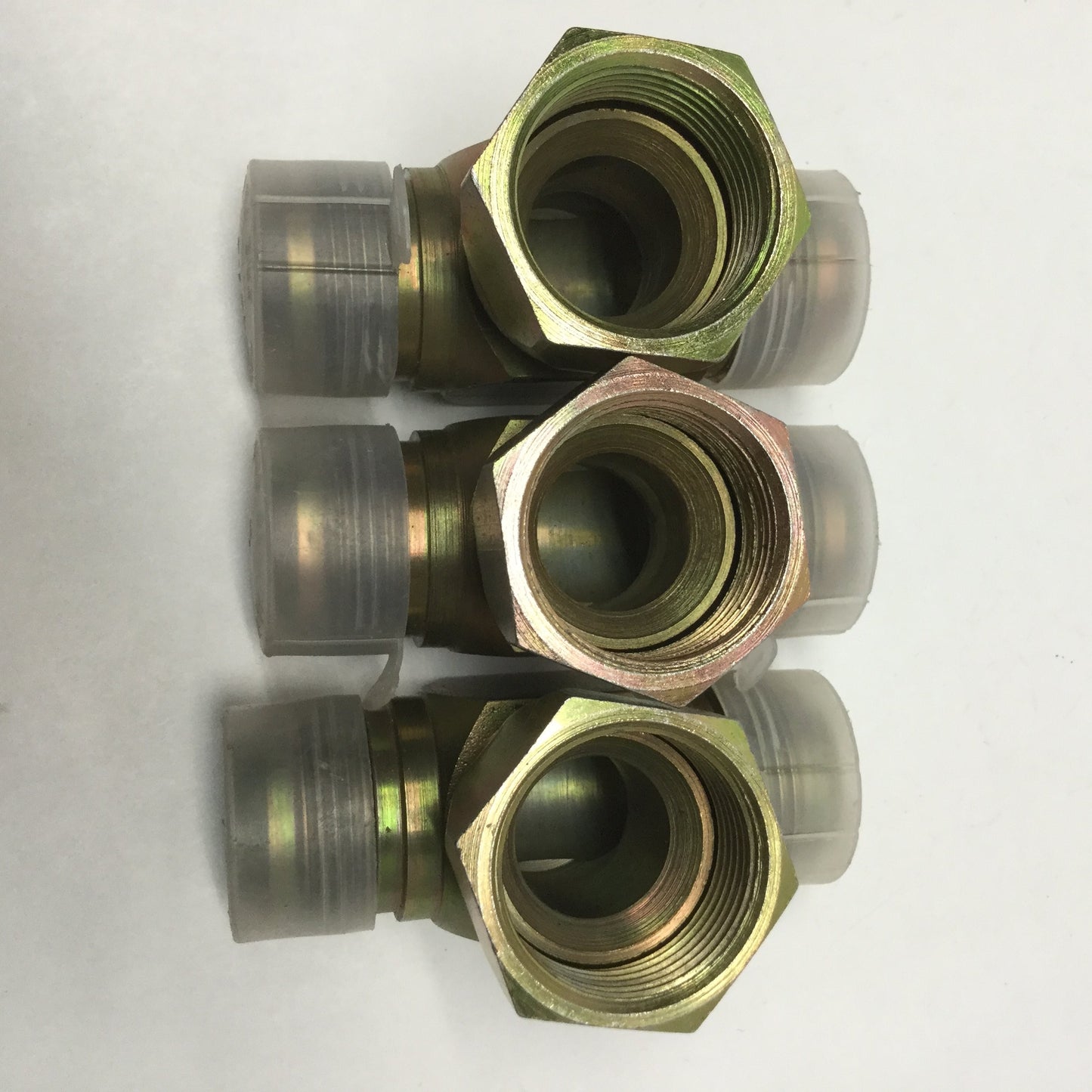 New – Open box Lot of 3 6600-16-16-16 Hydraulic Branch Tee 1" JIC 37° Female Swivel Nut to Male