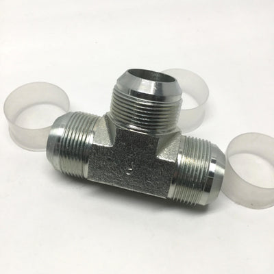 New – Open box 2603-20-20-20 Hydraulic Male Union Tee Fitting 1-1/4" JIC 37° Flare, Steel