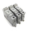 Used Lot of 3 Buss CHM1I Fuse Holder, 1-Pole, Rating: 30A 600V, 1.52" x 0.4" Fuses