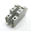 Used Lot of 2 CBI QZ-1(13)D Circuit Breaker, 1-Pole, Rating: 2A 277VAC, DIN Rail