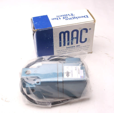 New MAC 224B-521CAAA Pneumatic Solenoid Valve, 2.5W, 24VDC, VAC to 150PSI