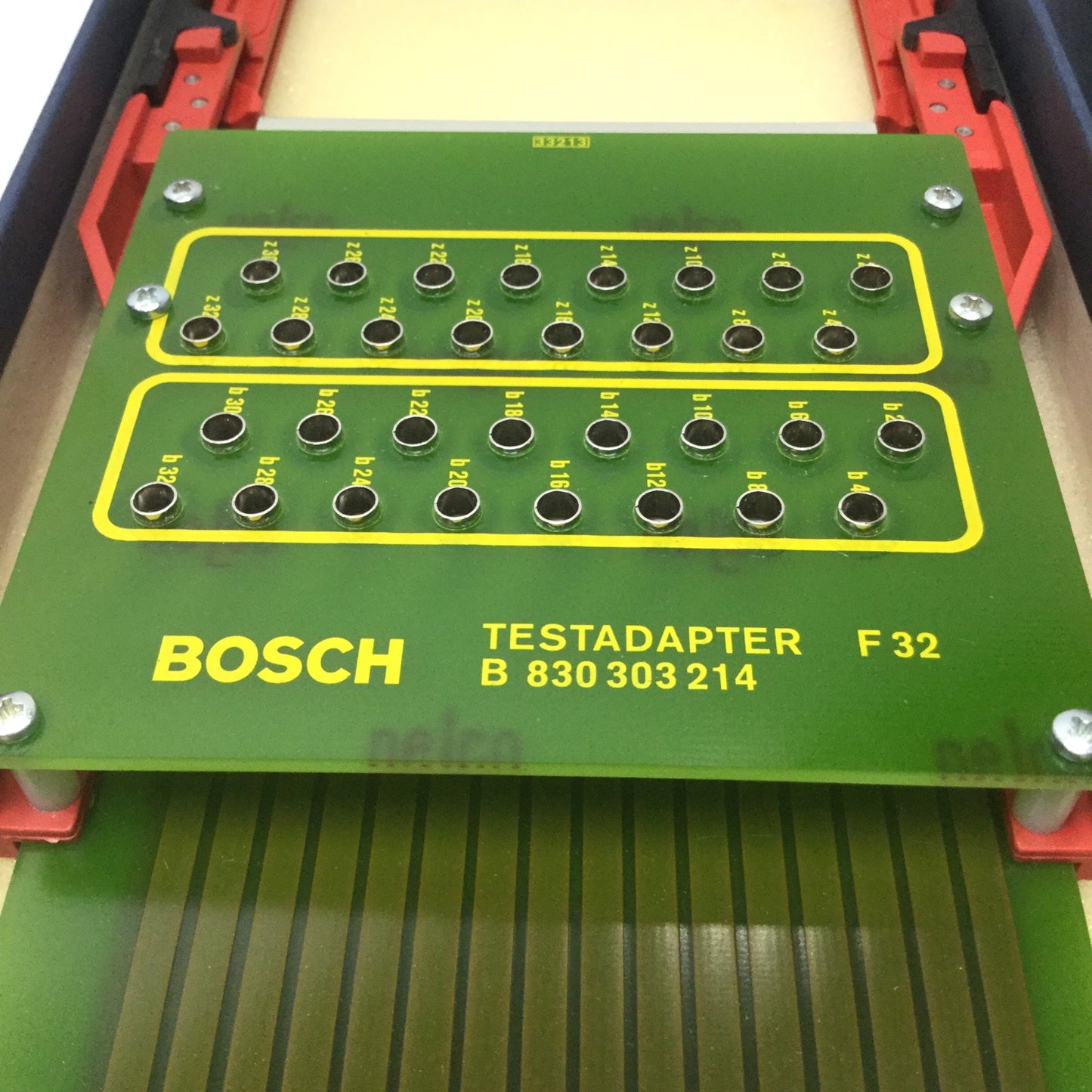 Used Bosch 0 811 405 114 Test Adapter Euro Card Extender Ø4mm Points, Type F 32