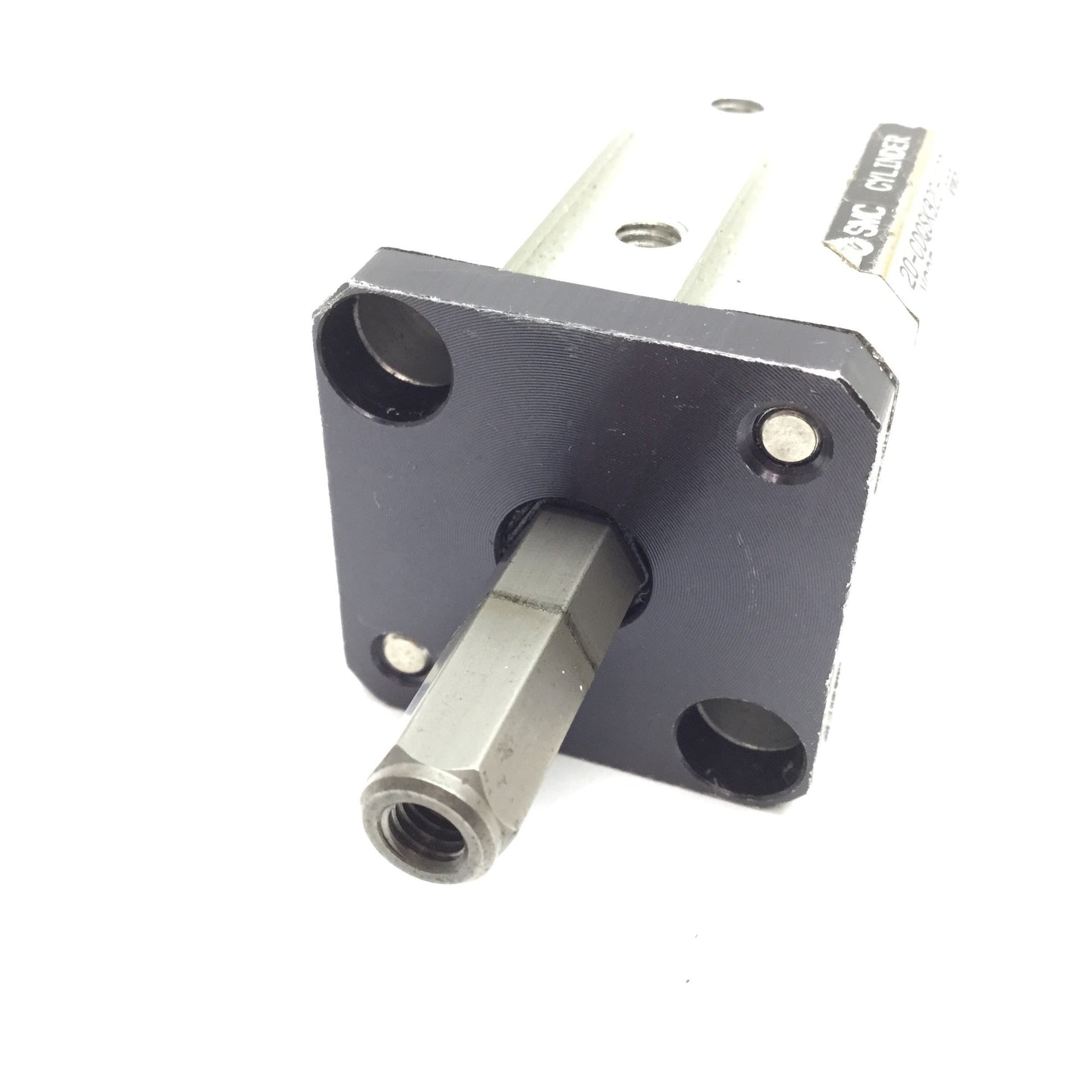 Used SMC 20-CDQSKB20-10D Compact Cylinder, Non-Rotating, Bore: 20mm, Stroke: 10mm