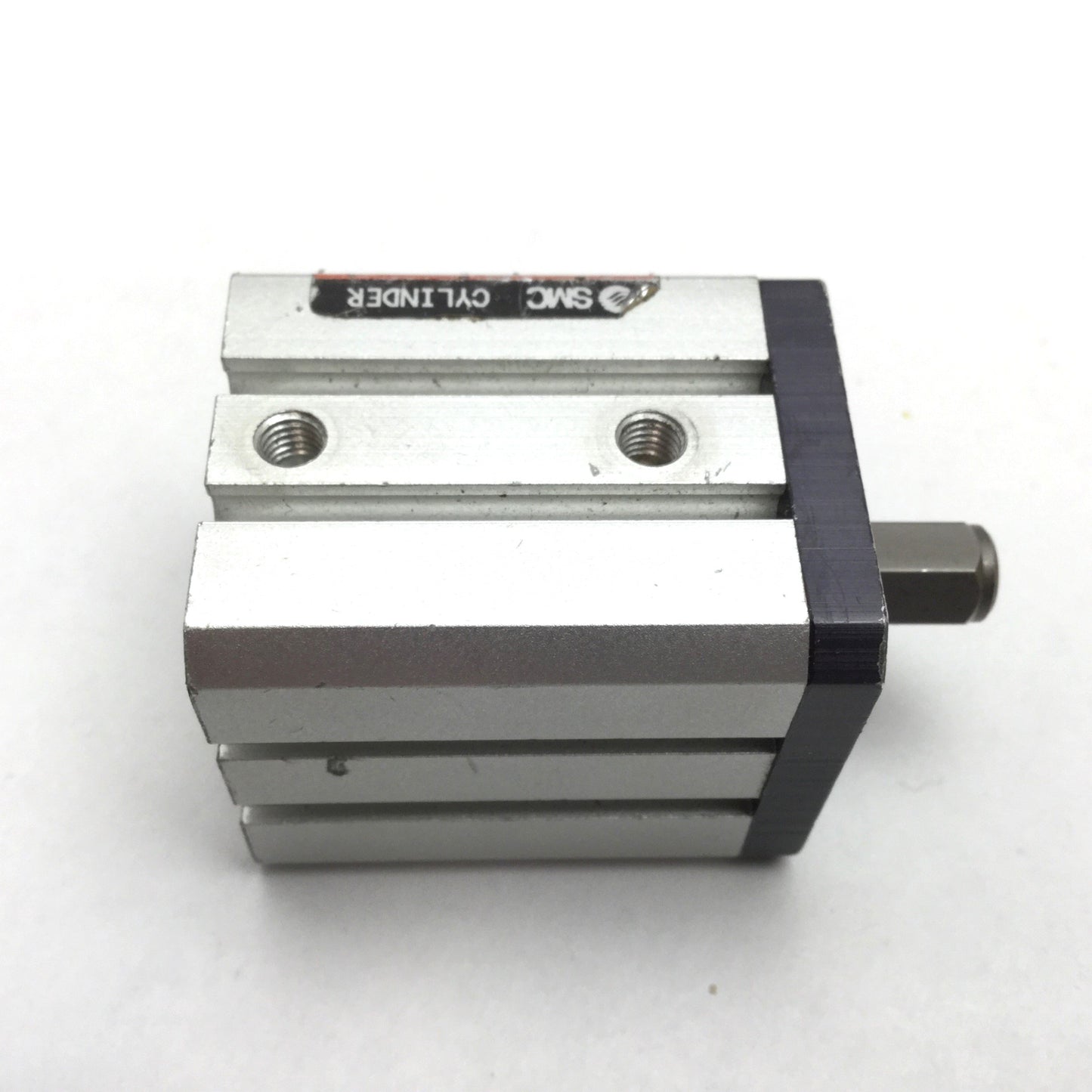 Used SMC 20-CDQSKB20-10D Compact Cylinder, Non-Rotating, Bore: 20mm, Stroke: 10mm
