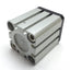 Used SMC 20-CDQSKB20-10D Compact Cylinder, Non-Rotating, Bore: 20mm, Stroke: 10mm