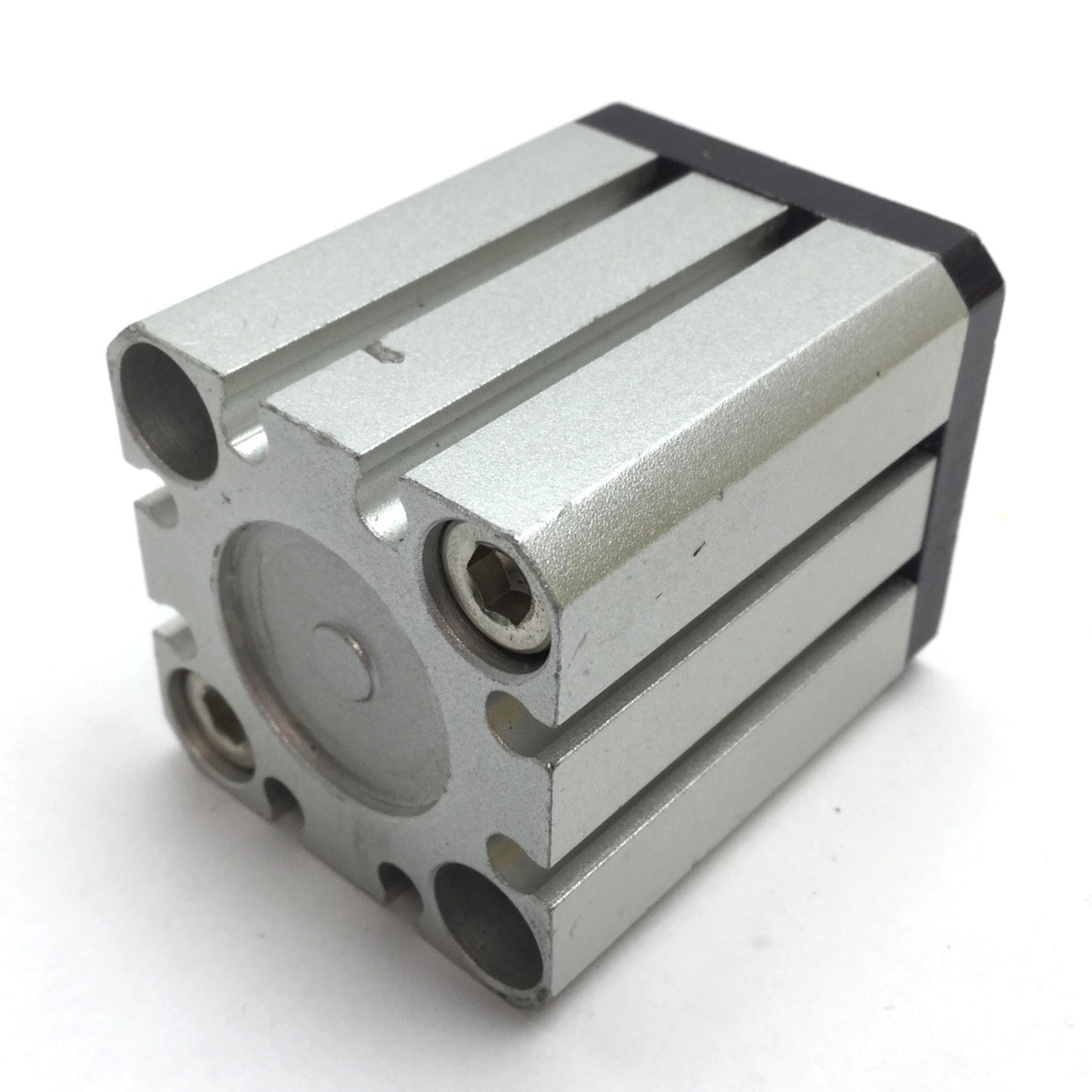 Used SMC 20-CDQSKB20-10D Compact Cylinder, Non-Rotating, Bore: 20mm, Stroke: 10mm