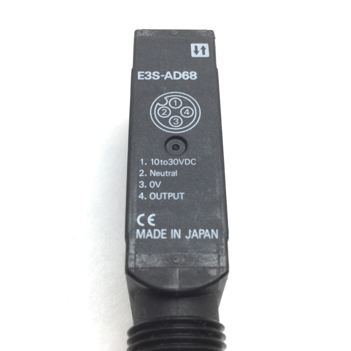 New Other Omron E3S-AD68 Photoelectric Reflective Sensor, Range 100mm, Supply 10-30VDC