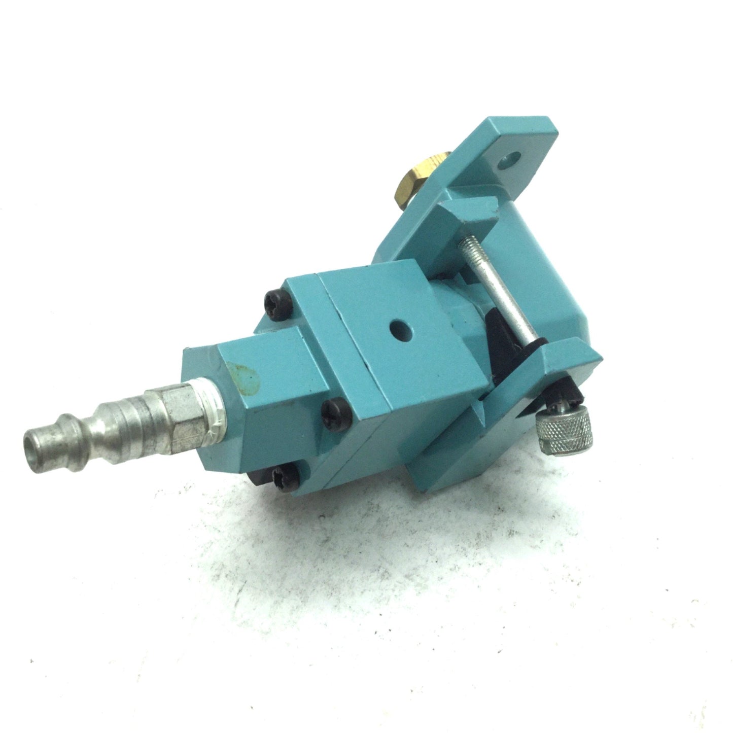 Used Wilkerson Lockout Ball Valve W/ Hose Quick Connect, 1/2" NPT *Bent Screw
