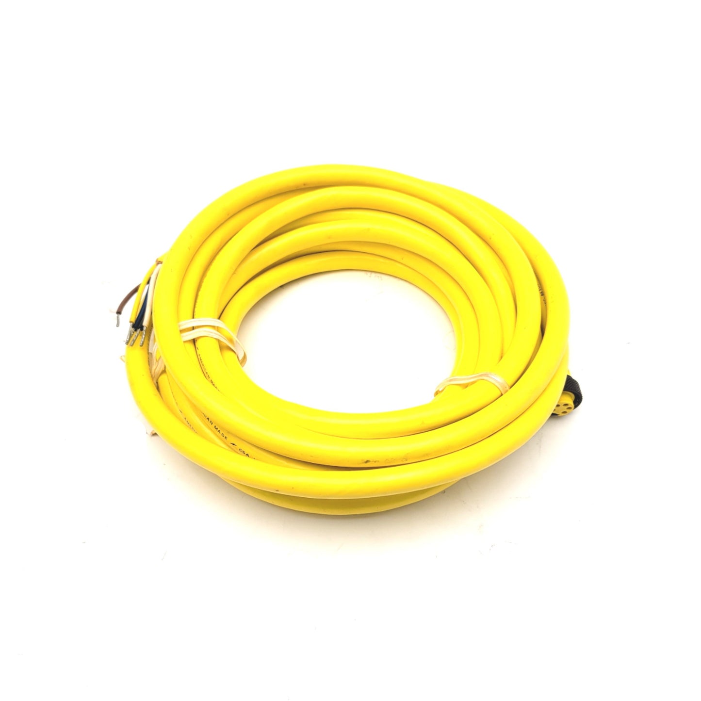 Used Banner Engineering QDC-525 Machine And Perimeter Guard Cable 8m (25ft) 5-Pin