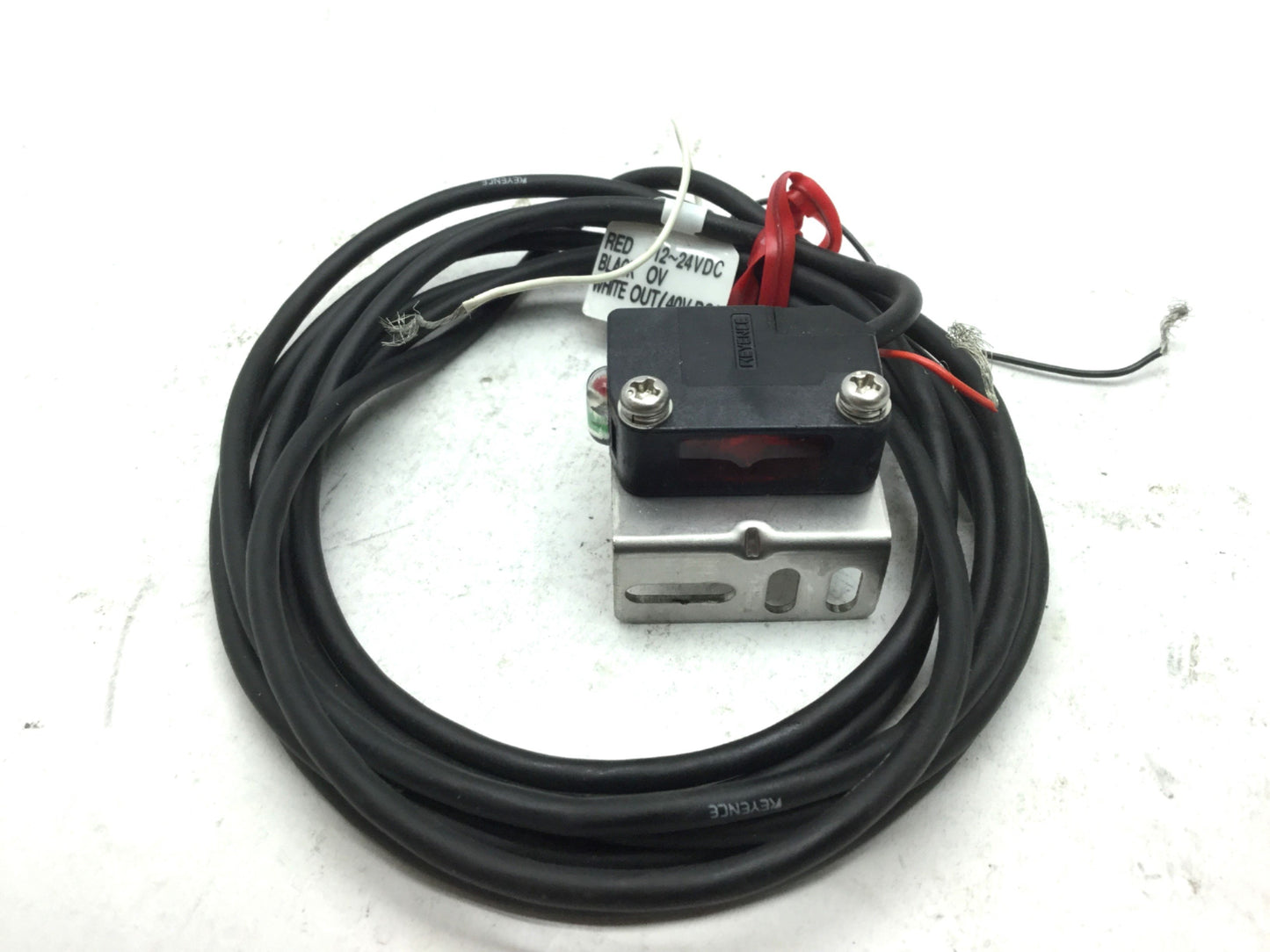 Used Keyence PZ2-51PR Photoelectric Receiver Sensor Range: 7000mm Through-Beam PNP