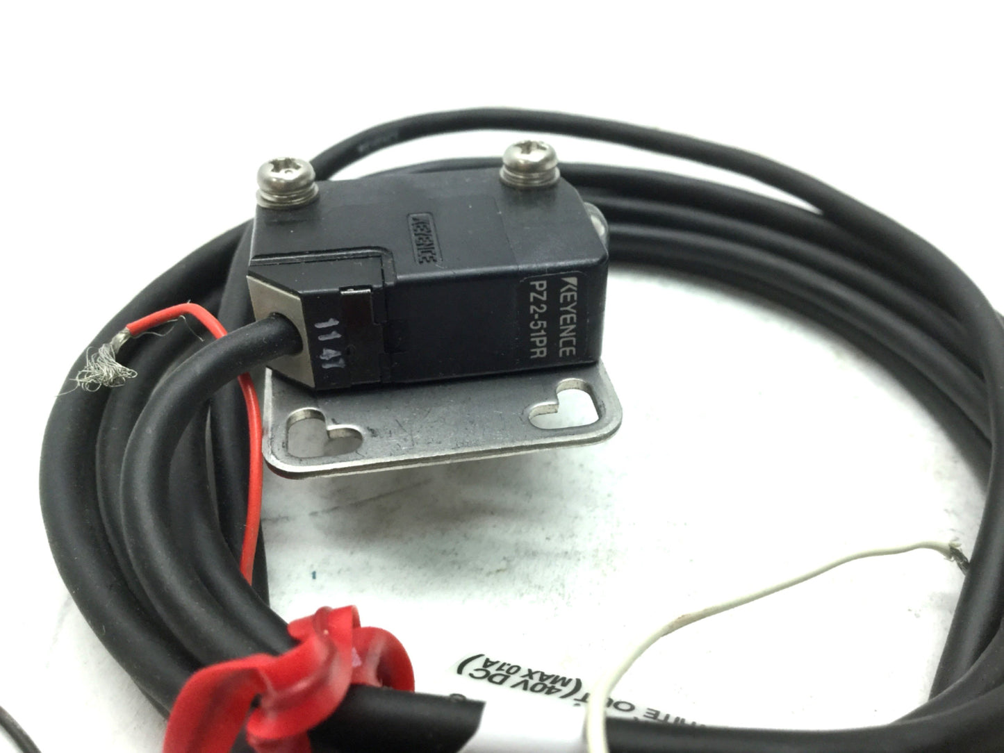 Used Keyence PZ2-51PR Photoelectric Receiver Sensor Range: 7000mm Through-Beam PNP