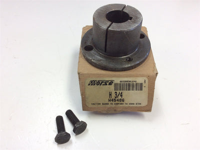 New – Open box Morse Browning W45486 H-3/4 Drive Sheave 3/4" ID, 2.49" Flange OD, 1.24" Height