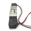 Used SMC NVF3430 Solenoid Valve, 3-Position 5-Port, 21-26VDC, 20-130psi, 1/4" NPT