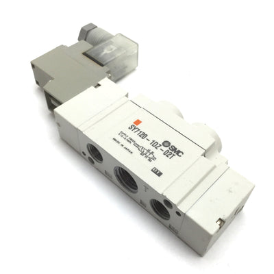 New SMC SY7120-1DZ-02T Solenoid Valve, 2-Position 5-Port 100VAC 0.15-0.7MPa 1/4" NPT