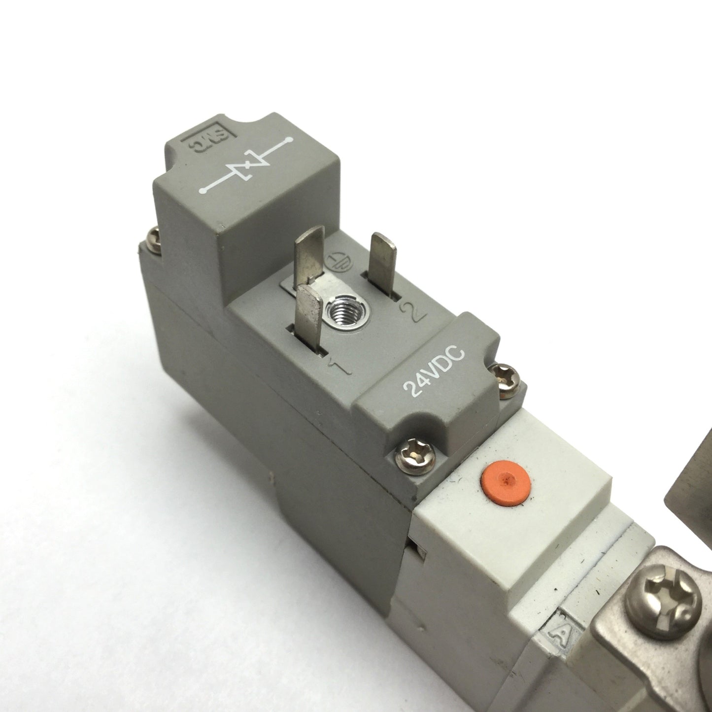 Used SMC SY5120-5DZ-N7T-F2 Solenoid Valve, 2-Position 5-Port, 24VDC, 0.15-0.7MPa