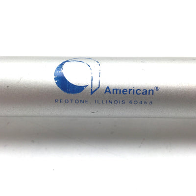 Used American Cylinder 750DV-6.00 Pneumatic Cylinder, Bore 3/4", Stroke 6", 1/8" NPT