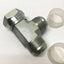 New – Open box 6602-20-20-20 Hydraulic Run Tee 1-1/4" JIC 37° Female Swivel Nut x Male Flare